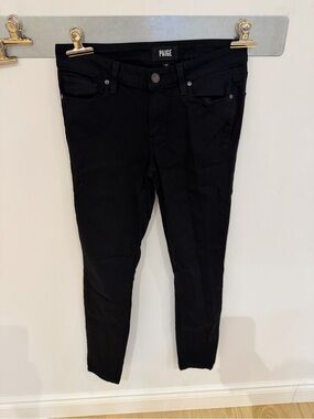 PAIGE Verdugo ultra Skinny black pants - low rise - women’s size 27